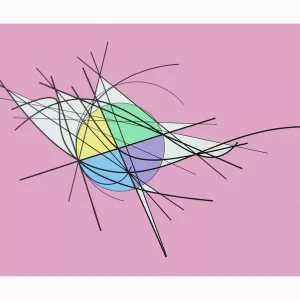 Osculating Circle/Pink, 2021