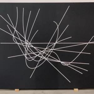 Osculating Ellipse, Black and White Series, II, 2020