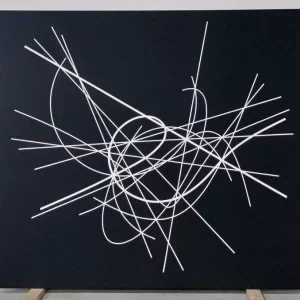 Osculating Ellipse, Black and White Series, III, 2020